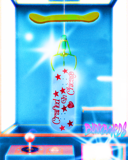 32mmx96mm FINGERBOARD- Crafted In Chicago-MAPLE WOOD